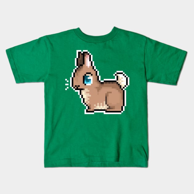 Tiny Flemish Giant Kids T-Shirt by Ashdoun